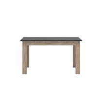 Mesa de Jantar Retangular Olívia 04 Lugares Grafite com Carvalho 140 cm - D'Rossi Mesa de Jantar Retangular Olívia 04 Lugares Grafite com Carvalho 140 cm - D'Rossi