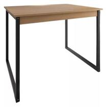 Mesa de Jantar Retangular P/ 6 Lugares 120cm Tampo MDP - ( Mesa )