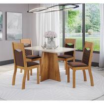 Mesa de Jantar Retangular Rabanne C/4 Cad Pietra Mel/Blonde/V.bombom Mesa de Jantar Retangular Rabanne C/4 Cad Pietra Mel/Blonde/V.bombom