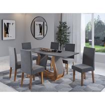 Mesa de Jantar Retangular Royale com 6 Cadeiras Venus