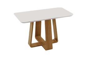 Mesa de Jantar retangular Sintonia 1,35x90 - Domus Móveis