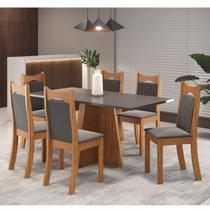 Mesa de Jantar Retangular Trapiche com 6 Cadeiras Dalas