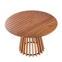 Mesa de Jantar Ripada Base Verniz Avelã - 72180 Mesa de Jantar Ripada Base Verniz Avelã - 72180