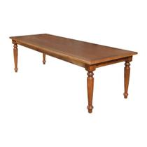 Mesa De Jantar Rústica Retangular 220X100Cm Francisca - Castanho - Marrom Mesa De Jantar Rústica Retangular 220X100Cm Francisca - Castanho - Marrom