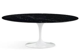 Mesa de Jantar Saarinen Oval 120x80 cm Mármore Nero Mesa de Jantar Saarinen Oval 120x80 cm Mármore Nero