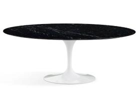 Mesa de Jantar Saarinen Oval 137x90 cm Mármore Nero