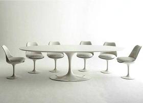 Mesa de jantar saarinen oval 1,80x1 branco lacca, reunião Mesa de jantar saarinen oval 1,80x1 branco lacca, reunião