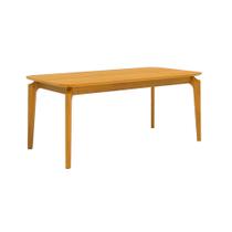 Mesa de Jantar Siena 180x90 Madeira Tampo Laminado Canto Copo Cinamomo