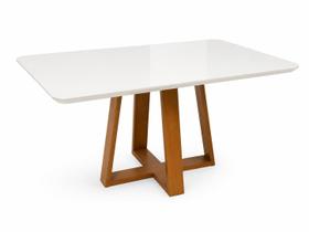 Mesa de Jantar Sivolc Base Gávea 1,60x0,90 Mdf Laka- Off Mesa de Jantar Sivolc Base Gávea 1,60x0,90 Mdf Laka- Off