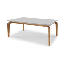 Mesa de Jantar Sofia Tampo Vidro 1,80x1,00