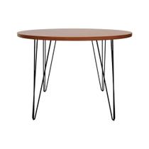 Mesa De Jantar Spectro Redonda ø1060x750 - Preto Amêndoa