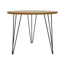 Mesa De Jantar Spectro Redonda ø900x750 - Preto