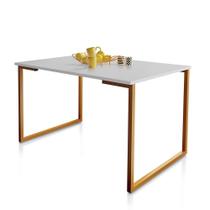 Mesa de Jantar Steel Estilo Industrial Pés de Aço 120x80cm