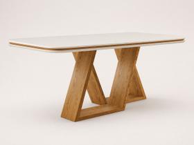 Mesa de jantar tampo duplo 27mm 2x1m Zeus- Imperial Móveis Mesa de jantar tampo duplo 27mm 2x1m Zeus- Imperial Móveis