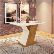 Mesa De Jantar Tampo Em Mdf 120cm Juanita Casa 812 Mesa De Jantar Tampo Em Mdf 120cm Juanita Casa 812