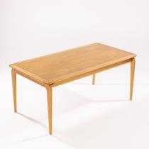 Mesa de Jantar Tampo MDF 180cm Argos Bege/Verniz Mel Mesa de Jantar Tampo MDF 180cm Argos Bege/Verniz Mel