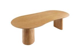 Mesa de Jantar Tampo Orgânica Laminada - Alexandria-2,40x1,10m - Requinte Salas Mesa de Jantar Tampo Orgânica Laminada - Alexandria-2,40x1,10m - Requinte Salas