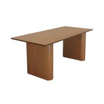 Mesa de Jantar Toscana Retangular - Amêndoa Tampo 135x90cm Laminado Cinamomo Mesa de Jantar Toscana Retangular - Amêndoa Tampo 135x90cm Laminado Cinamomo