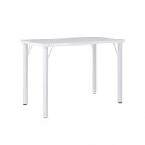 Mesa de Jantar Tubular Retangular 900 Roma Branco