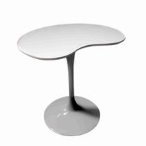 Mesa De Jantar Tulipa Saarinen Organica Malu 80cm Laca Cinza