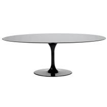 Mesa de Jantar Tulipa Saarinen Oval 120x80 cm Laca Branca