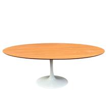 Mesa de Jantar Tulipa Saarinen Oval 120x80 cm Tampo Freijó Mesa de Jantar Tulipa Saarinen Oval 120x80 cm Tampo Freijó