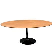 Mesa de Jantar Tulipa Saarinen Oval 120x80 cm Tampo Freijó Mesa de Jantar Tulipa Saarinen Oval 120x80 cm Tampo Freijó