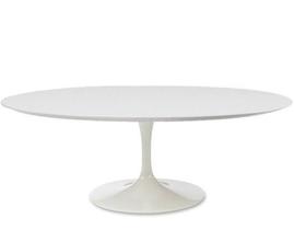 Mesa de Jantar Tulipa Saarinen Oval 160x90cm Branca