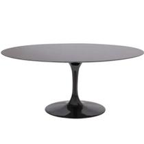 Mesa de Jantar Tulipa Saarinen Oval 160x90cm Branca Mesa de Jantar Tulipa Saarinen Oval 160x90cm Branca