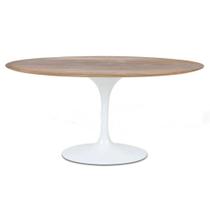 Mesa De Jantar Tulipa Saarinen Oval 235x122 Cm Branco Mesa De Jantar Tulipa Saarinen Oval 235x122 Cm Branco