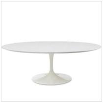 Mesa de Jantar Tulipa Saarinen Oval 235x122 cm Laqueada Mesa de Jantar Tulipa Saarinen Oval 235x122 cm Laqueada