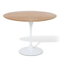 Mesa de Jantar Tulipa Saarinen Redonda 107 cm - Freijó