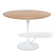 Mesa de Jantar Tulipa Saarinen Redonda 70 cm Tampo Freijó