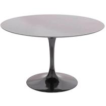 Mesa de Jantar Tulipa Saarinen Redonda 80 cm + Vidro 6 mm