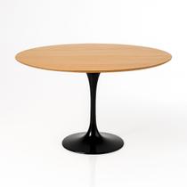 Mesa de Jantar Tulipa Saarinen Redonda 90 cm Tampo Freijó