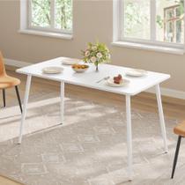 Mesa de jantar VASAGLE estilo farmhouse moderno 75 x 149 x 75 cm Mesa de jantar VASAGLE estilo farmhouse moderno 75 x 149 x 75 cm