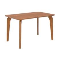 Mesa de Jantar Vitória 130x80 Tampo Laminado Madeira Base Madeira Cinamomo Mesa de Jantar Vitória 130x80 Tampo Laminado Madeira Base Madeira Cinamomo