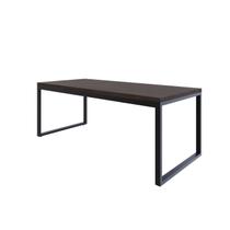 Mesa de Jantar Yon 200CMX90CMX77 cm Marrom/Terracota/Preto