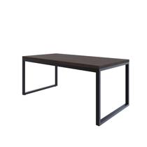 Mesa de Jantar Yon 200CMX90CMX77 cm Marrom/Terracota/Preto