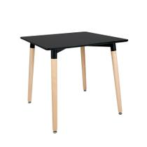Mesa de Josefa Preta 80x80cm MOR Mesa de Josefa Preta 80x80cm MOR