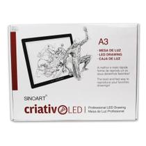 Mesa de Luz Portátil Profissional Criativo Led Sinoart A3 Criativo Led