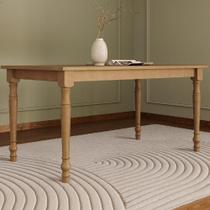 Mesa de Madeira 160cm 6 Lugares Rubia Freijó F07 - Mpozenato Mesa de Madeira 160cm 6 Lugares Rubia Freijó F07 - Mpozenato