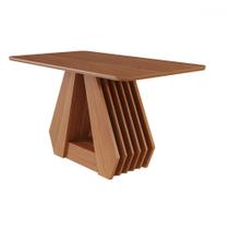 Mesa de Madeira Agata 130 Cm Cinamomo - Cimol Mesa de Madeira Agata 130 Cm Cinamomo - Cimol