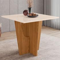 Mesa de Madeira Danielly Nature/Off White Sci39 - Henn Mesa de Madeira Danielly Nature/Off White Sci39 - Henn