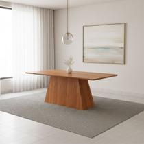 Mesa de Madeira Helena 210 Cm Cinamomo - Cimol Mesa de Madeira Helena 210 Cm Cinamomo - Cimol