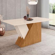 Mesa de Madeira Lucena Nature/Off White Sci25 - Henn