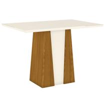 Mesa de Madeira Orus Flex Nature/Off White - Henn Mesa de Madeira Orus Flex Nature/Off White - Henn