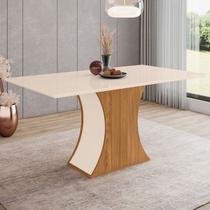 Mesa de Madeira Selena Nature/Off White Sci16 - Henn Mesa de Madeira Selena Nature/Off White Sci16 - Henn