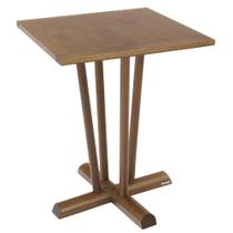 Mesa De Madeira Tramontina Ritmo Maruja 700 Mm Em Madeira Tauarí Amêndoa Fsc Tramontina