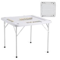 Mesa de Mahjong VEVOR 90x90 cm Dobrável para 4 Jogadores, Branca Mesa de Mahjong VEVOR 90x90 cm Dobrável para 4 Jogadores, Branca